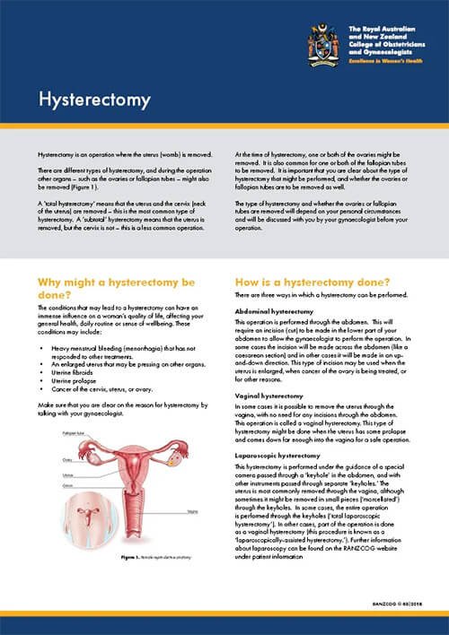 hysterectomy